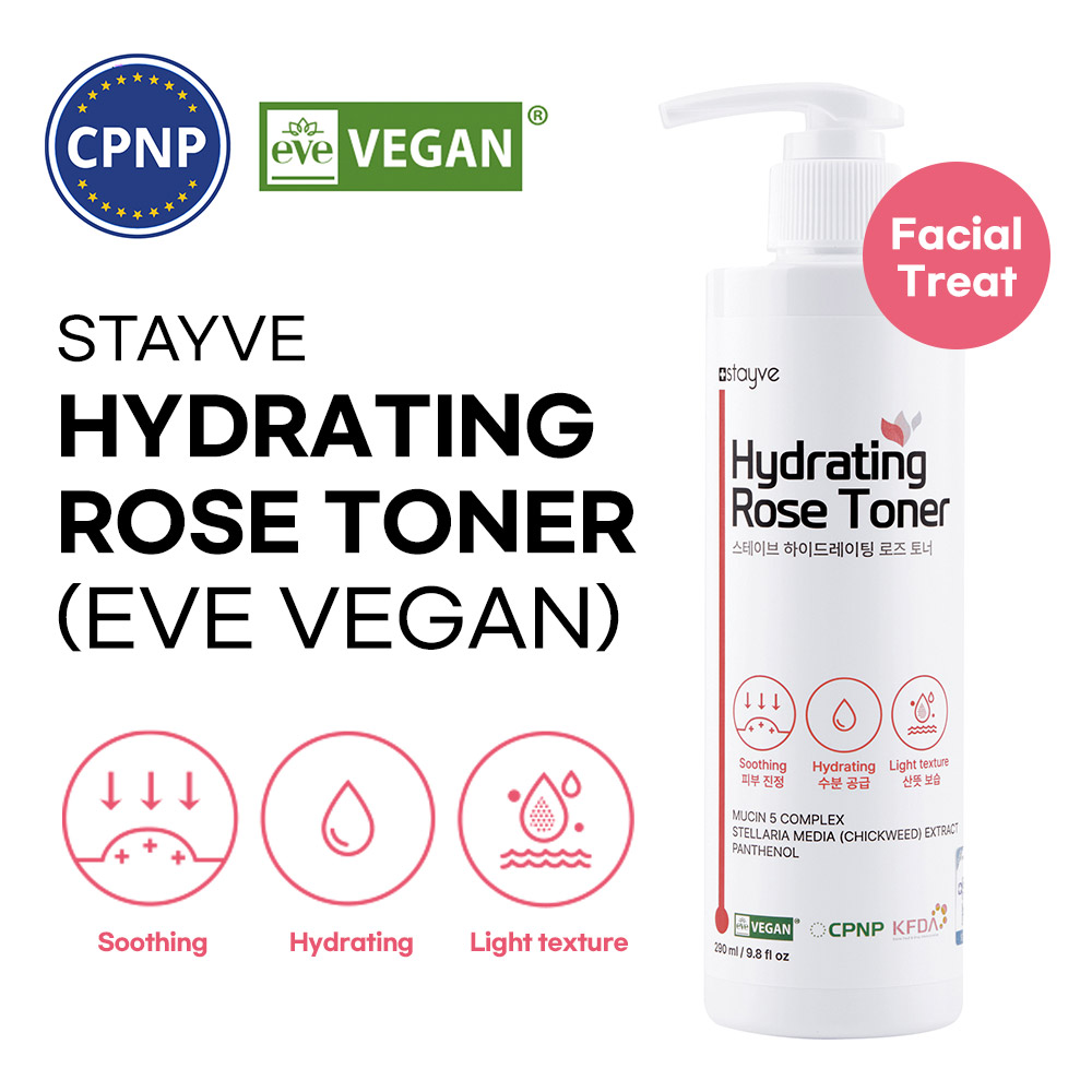 Stayve Hydrating Rose Toner Vegan