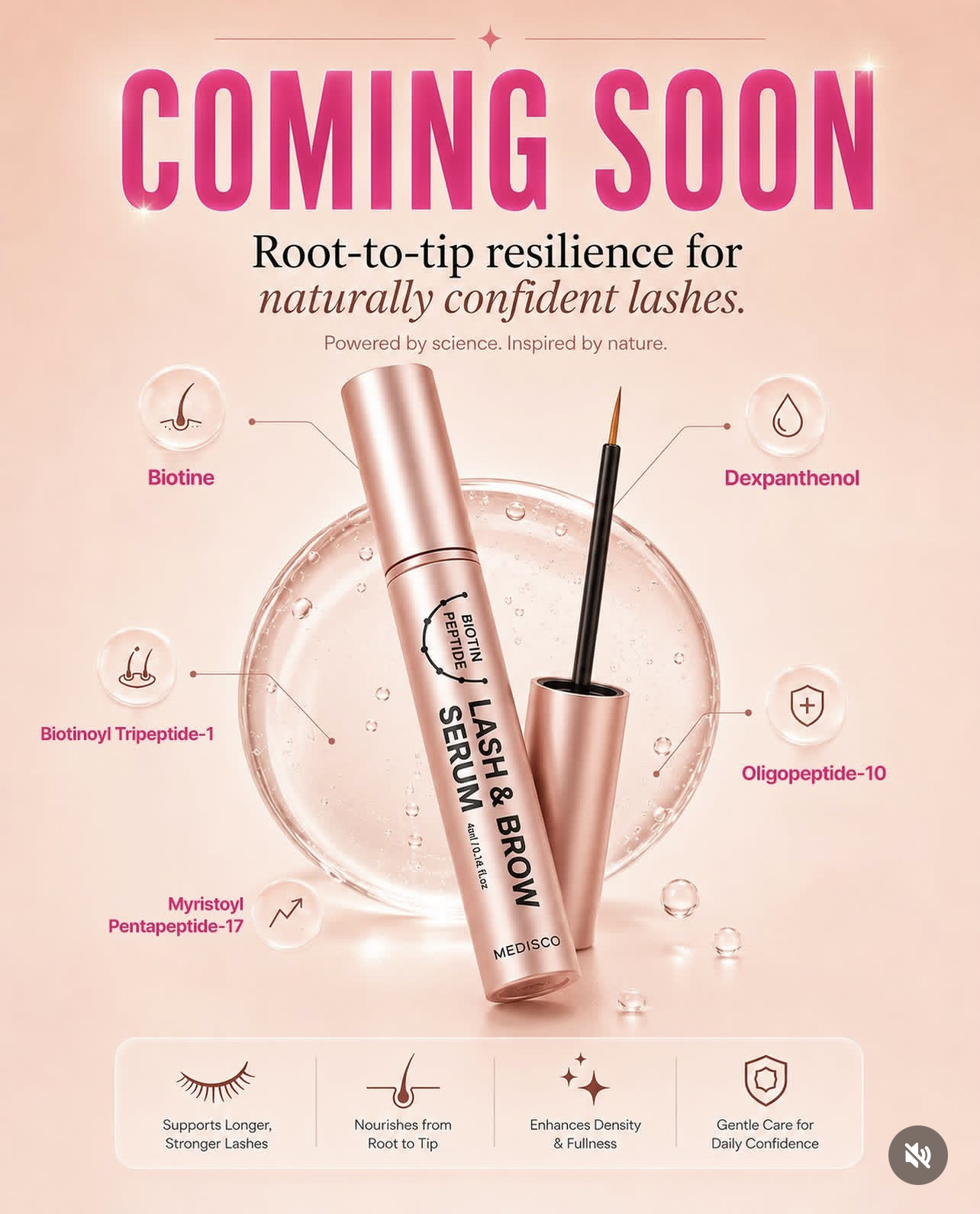 Medisco Biotin Peptide Lash & Brow Serum